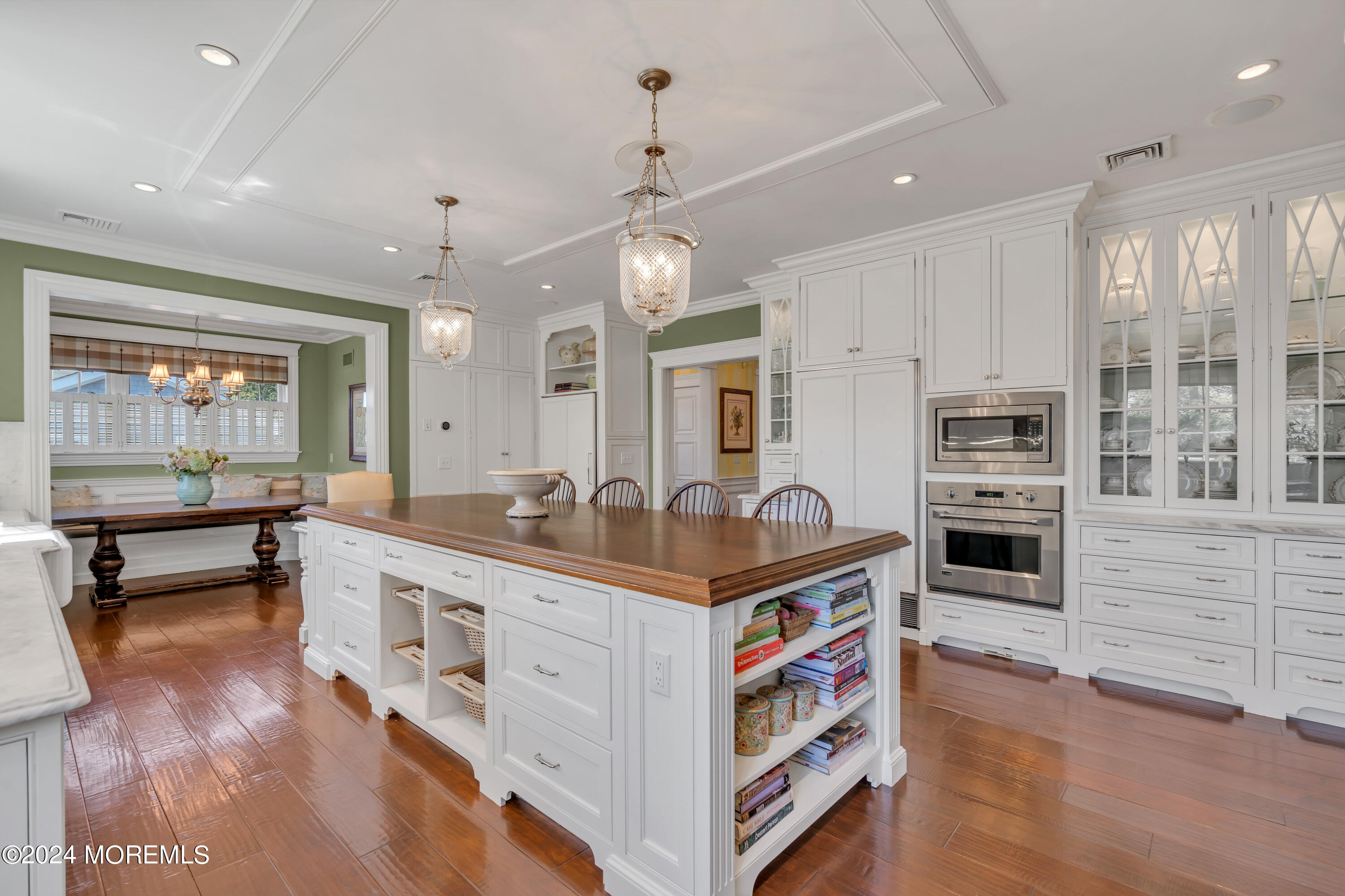 801 5th Avenue Spring Lake, NJ 07762 - Photo 21 of 97 a kitchen with stainless steel appliances granite countertop a stove and a wooden floors