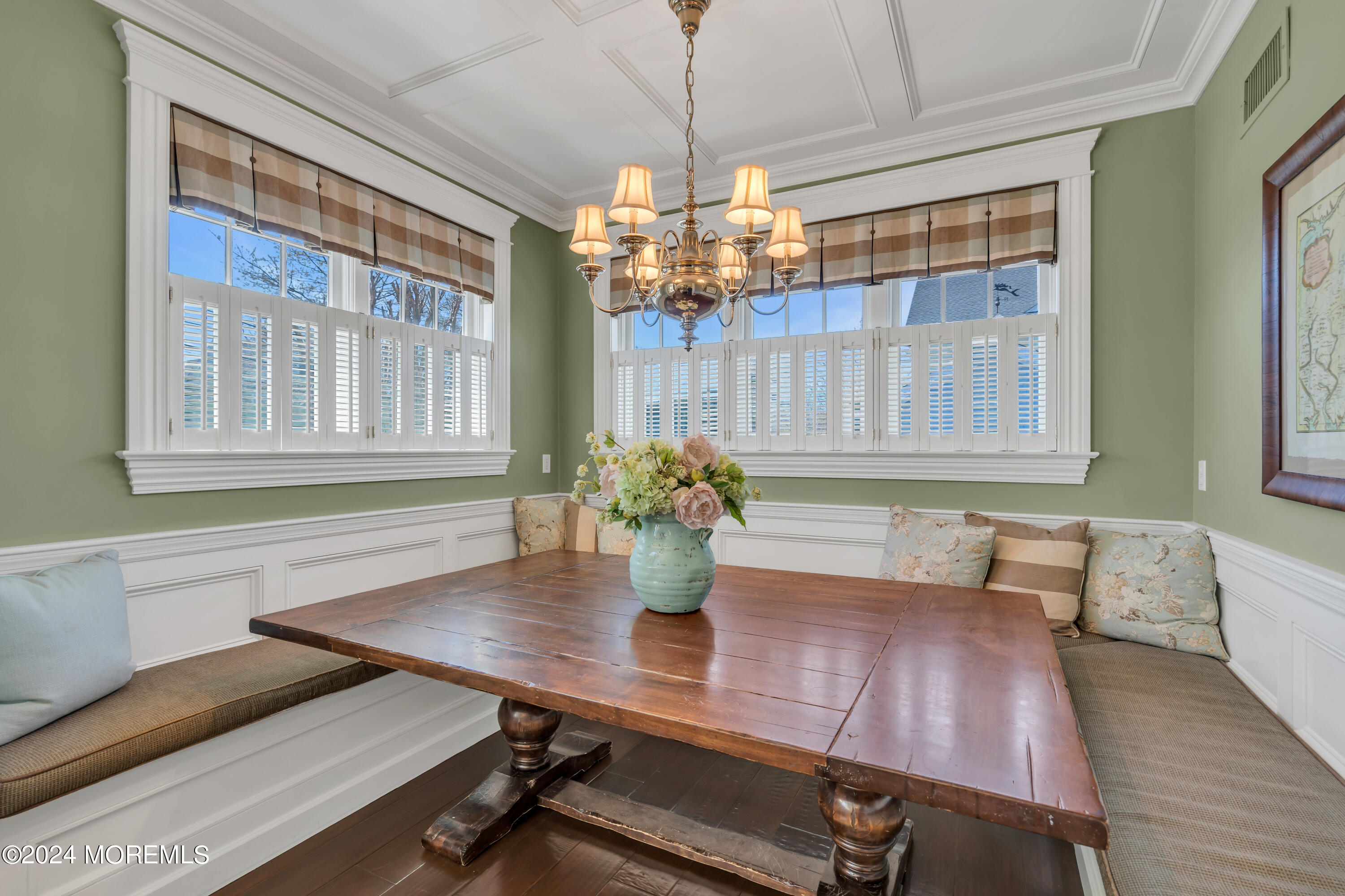 801 5th Avenue Spring Lake, NJ 07762 - Photo 25 of 97 a view of a dining room with furniture wooden floor and chandelier
