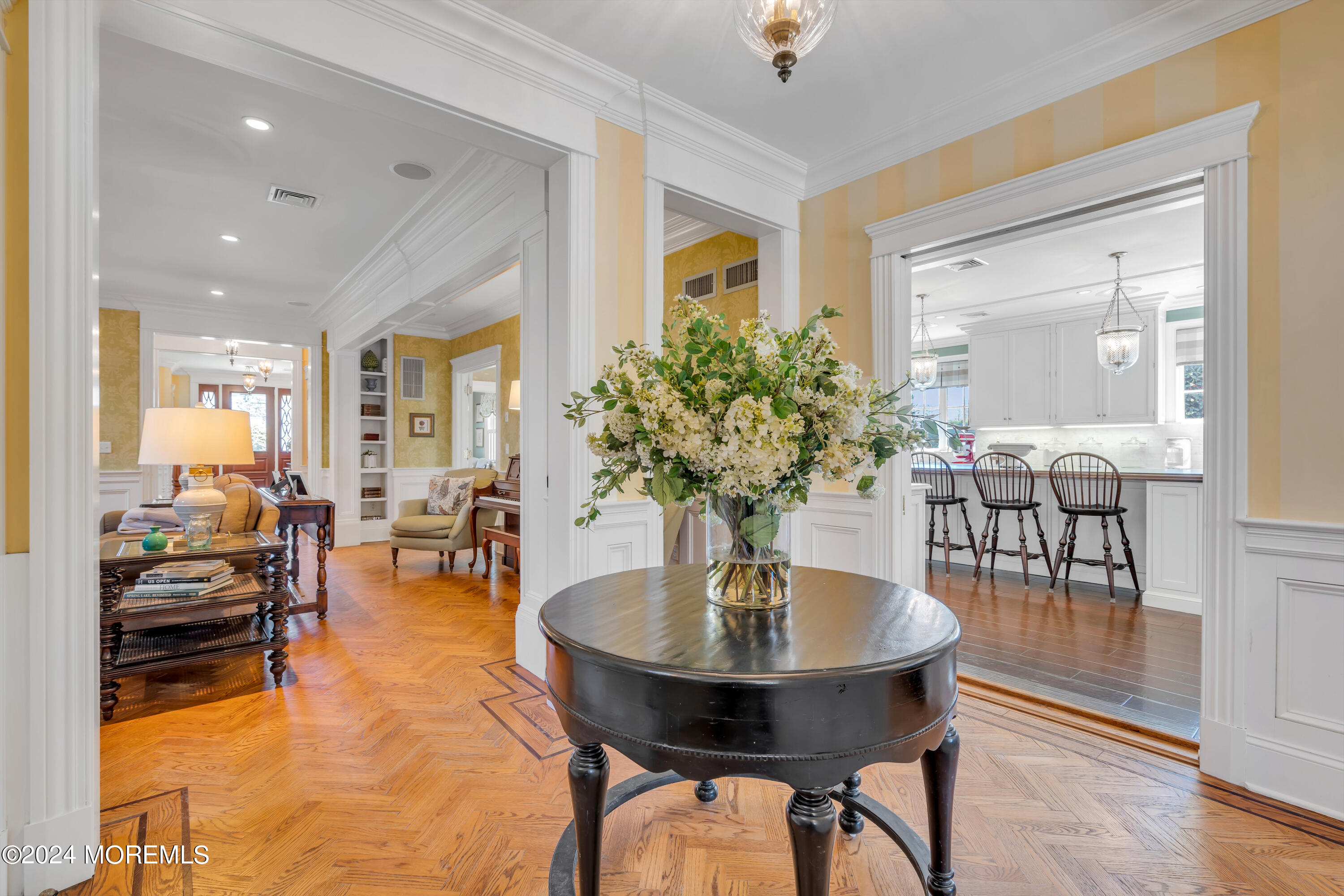 801 5th Avenue Spring Lake, NJ 07762 - Photo 33 of 97 a dining room with furniture and wooden floor
