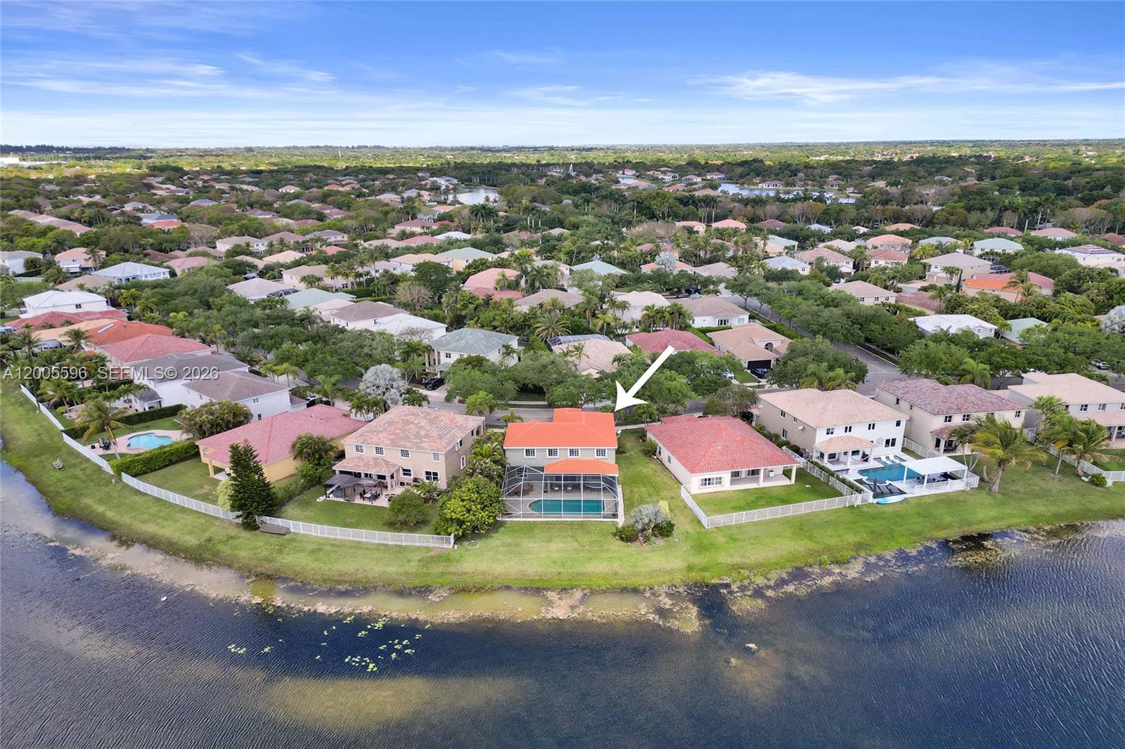 4281 Laurel Ridge Circle Weston, FL 33331 - Photo 10 of 80 an aerial view of residential houses with outdoor space and trees