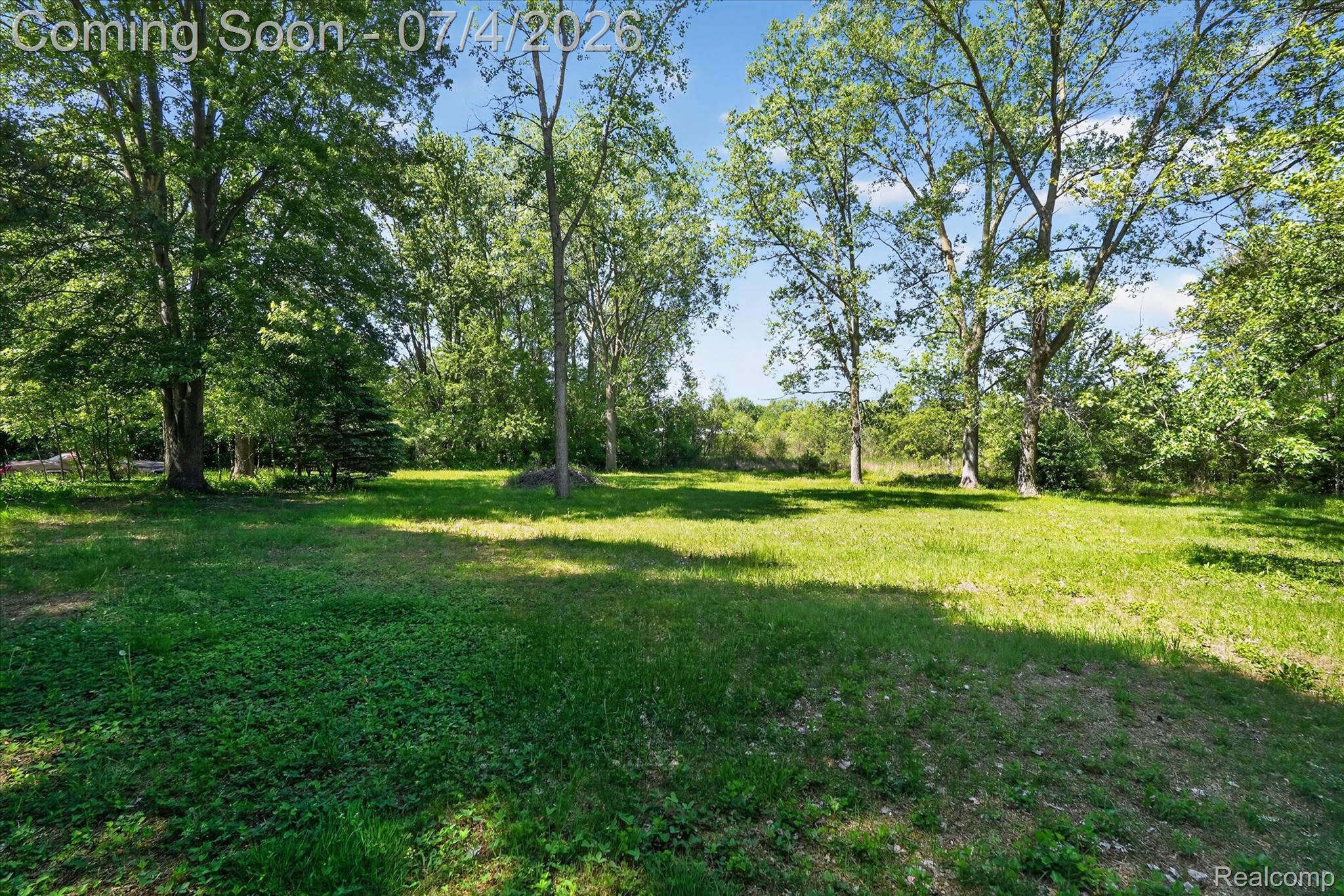 2091 North Irish Road Davison, MI 48423 - Photo 22 of 25 Expansive grassy area with mature deciduous trees and varied foliage