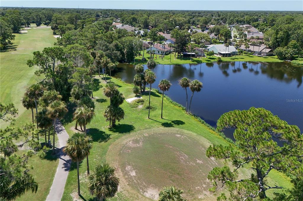 100 Bittern Court Daytona Beach, FL 32119 - Photo 50 of 52 an aerial view of a house with a lake view