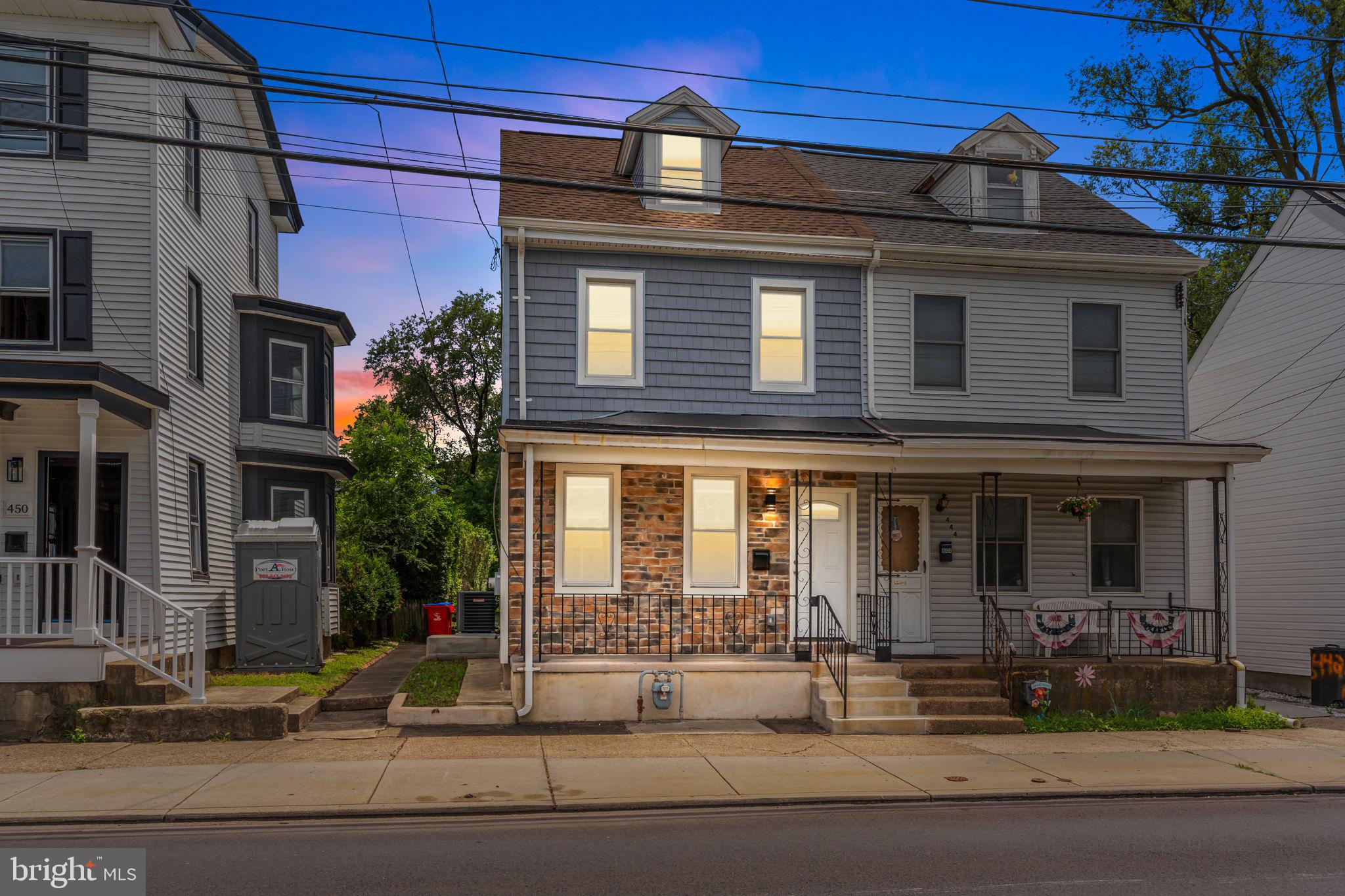 446 Pond Street Bristol, PA 19007 - Photo 2 of 35 a front view of a house with garden
