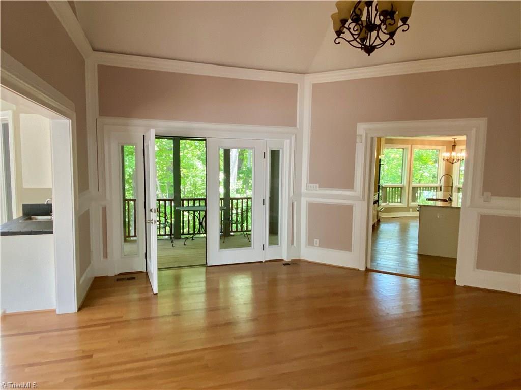 800 Scott Road Lewisville, NC 27023 - Photo 10 of 30 Dining Room connected to screened porch and leading to the kitchen