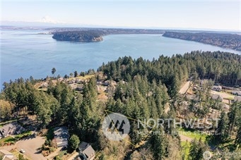2218 Lybecker Road Northwest Gig Harbor, WA 98332 - Photo 7 of 10 a view of a lake with a mountain in the background