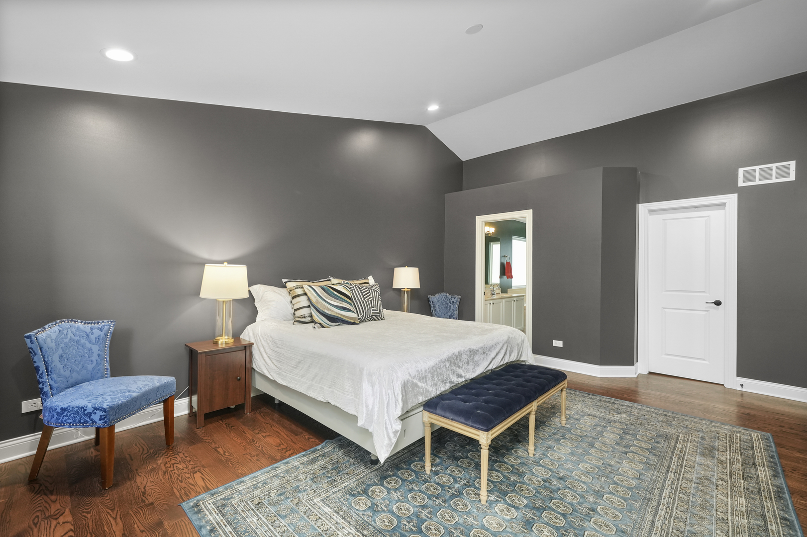 1916 Windstone Drive Plainfield, IL 60586 - Photo 30 of 50 a bedroom with a bed and chair