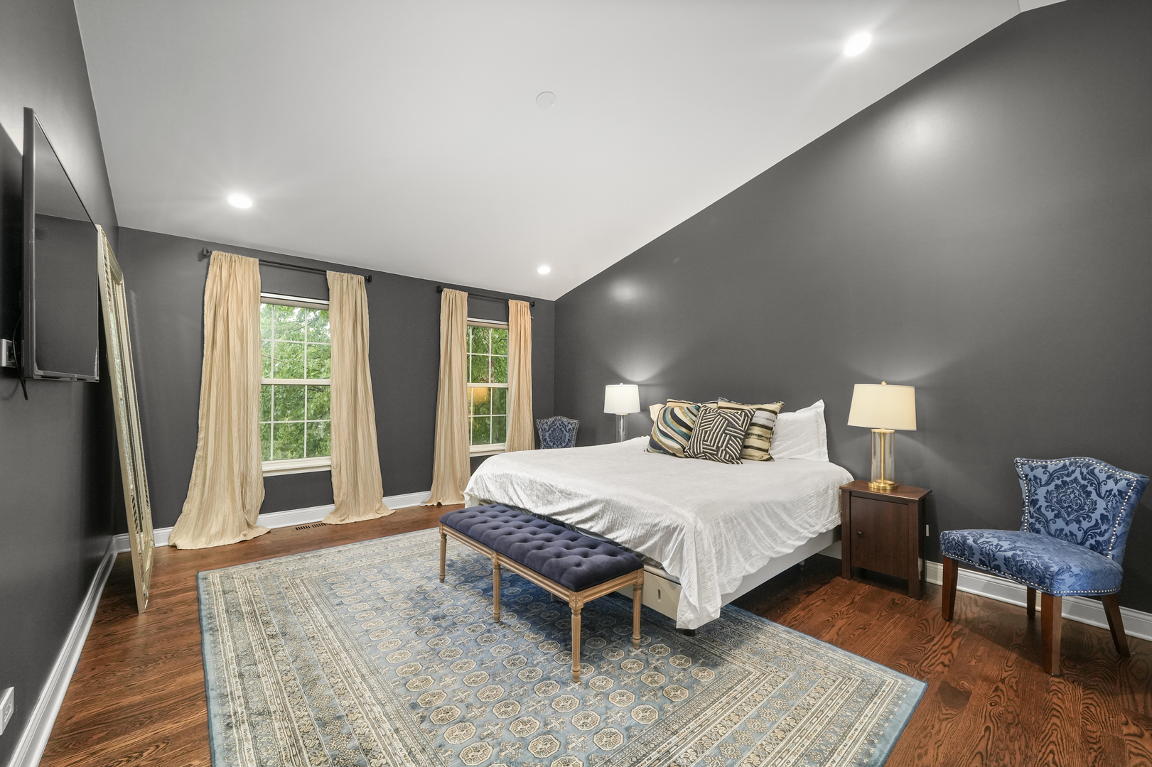 1916 Windstone Drive Plainfield, IL 60586 - Photo 4 of 50 a bedroom with a large bed and a window