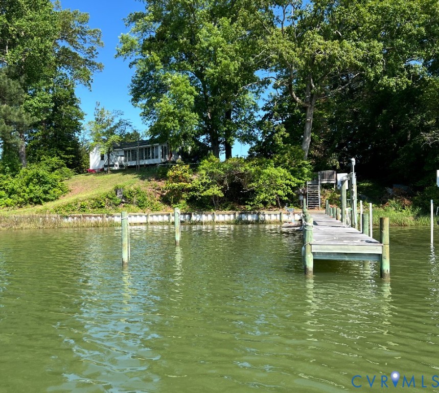 1686 Locust Grove Road Topping, VA 23169 - Photo 14 of 31 Dock area with a water view