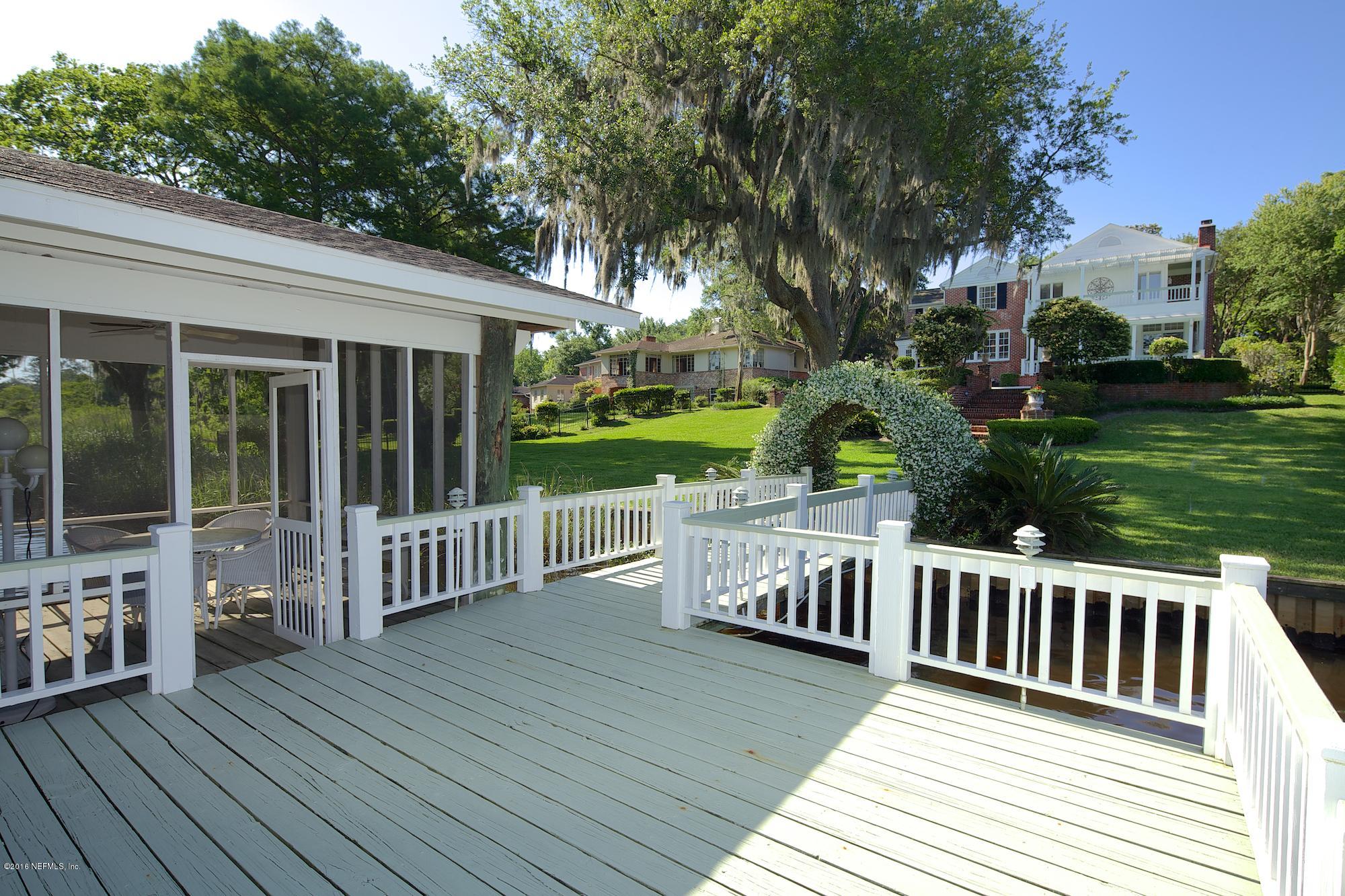 931 Brookwood Road Jacksonville, FL 32207 - Photo 49 of 73 View of Lawn from River House and Dock