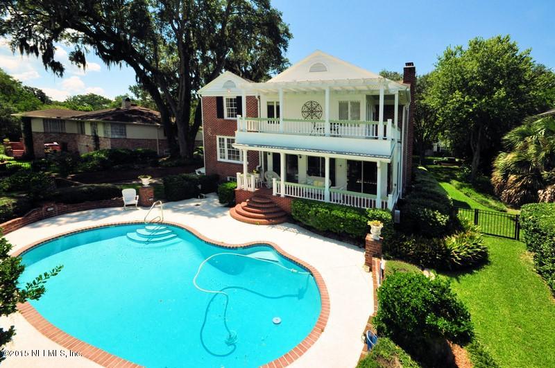 931 Brookwood Road Jacksonville, FL 32207 - Photo 57 of 73 Aerial View of Home and Pool