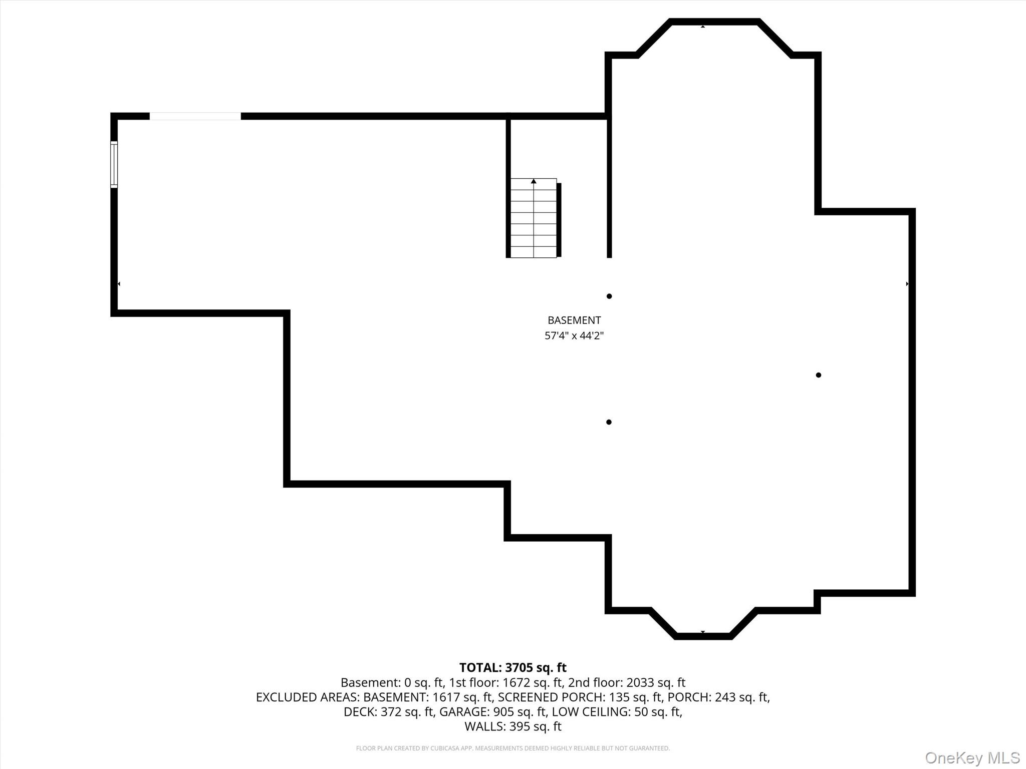 2 White Horse Road Middletown, NY 10940 - Photo 47 of 47 Lower Level - Floor Plan