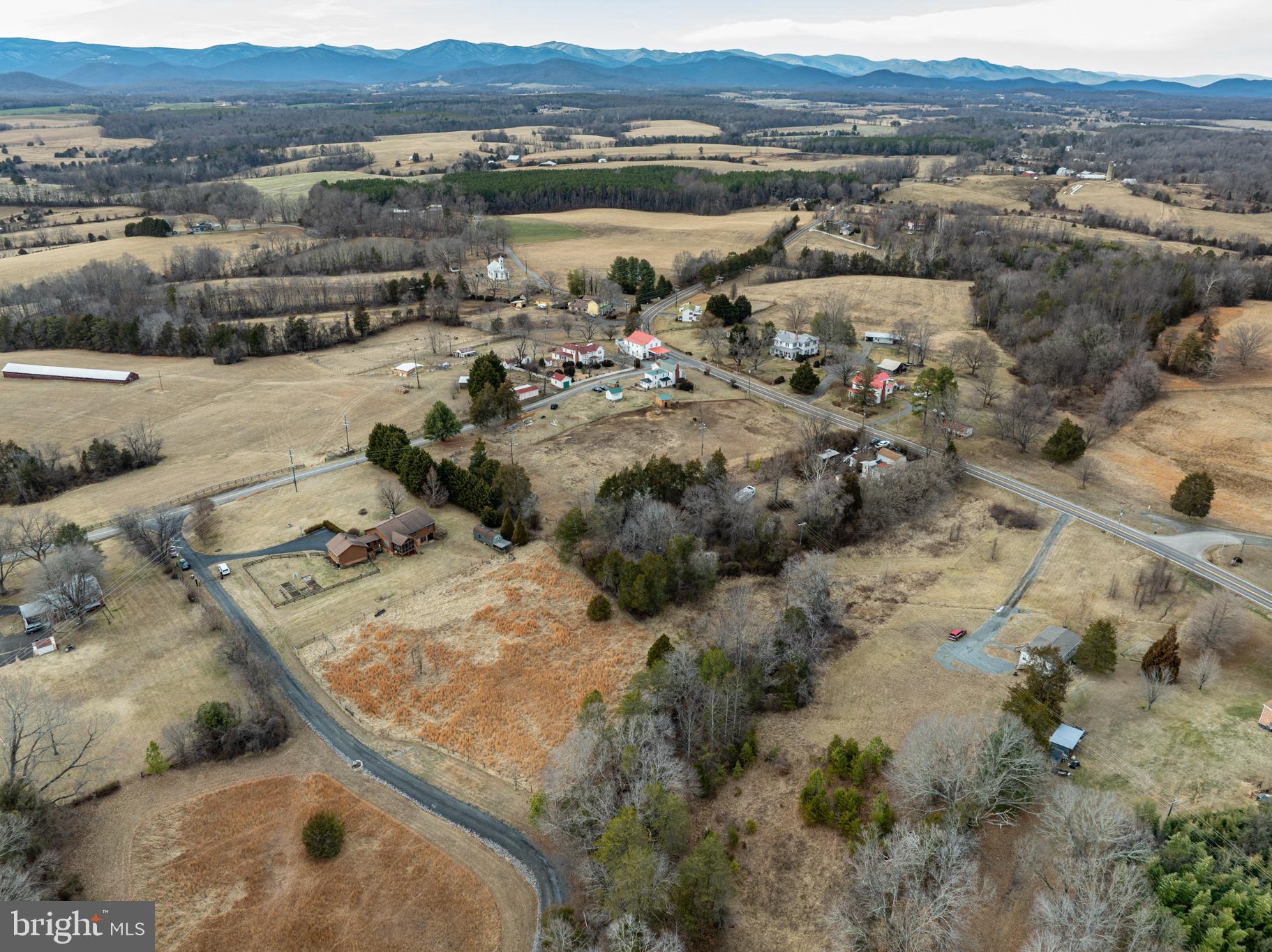 4112 Jacks Shop Road Rochelle, VA 22738 - Photo 41 of 54 an aerial view of a house with mountain view