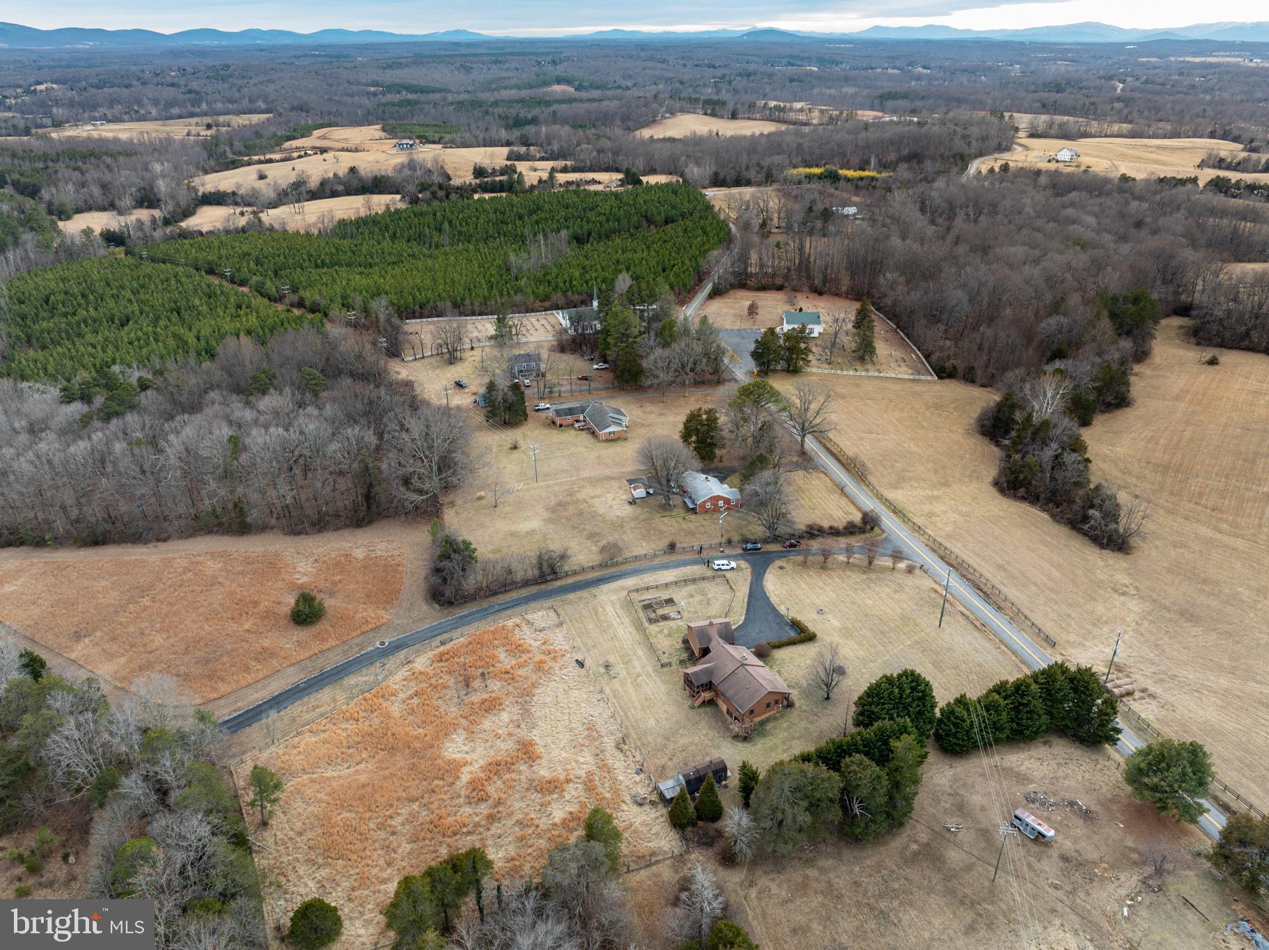 4112 Jacks Shop Road Rochelle, VA 22738 - Photo 48 of 56 an aerial view of a house with a yard