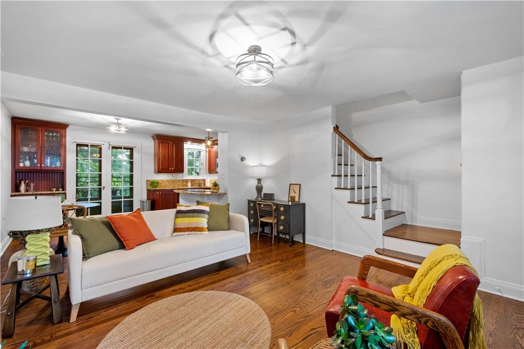 650 Pennridge Road Pittsburgh, PA 15211 - Photo 9 of 33 a living room with furniture fireplace and a large window