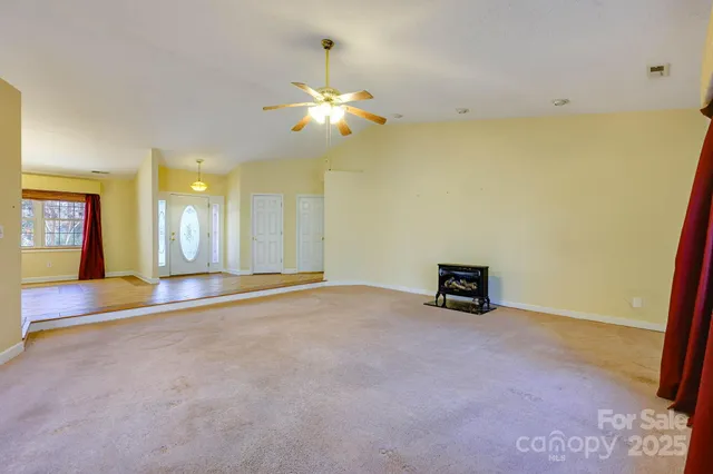 a view of an empty room with window