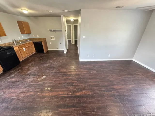 wooden floor in an empty room