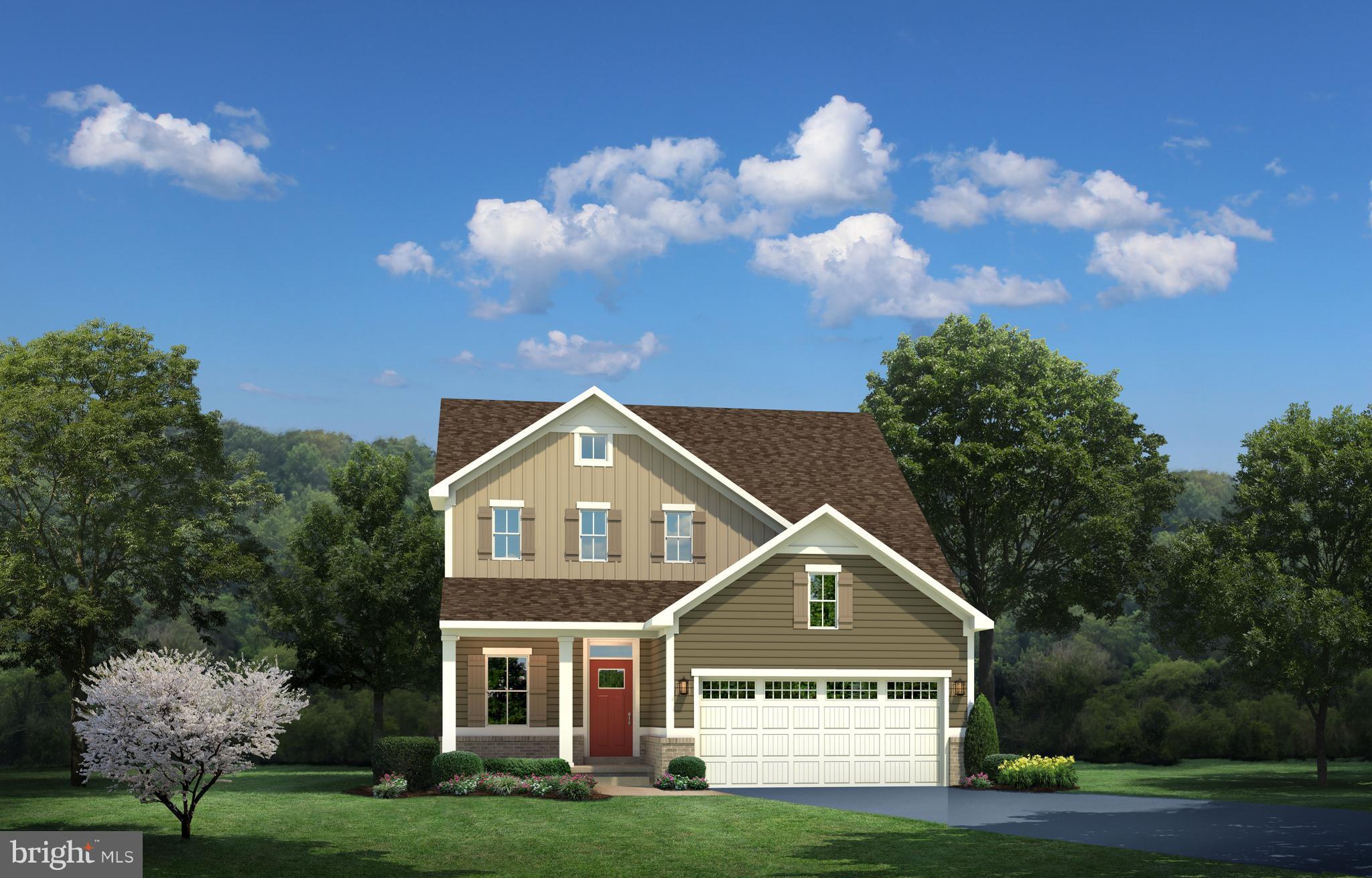 1283 Upper Patuxent Ridge Road Odenton, MD 21113 - Photo 2 of 31 a front view of a house with a yard and garage