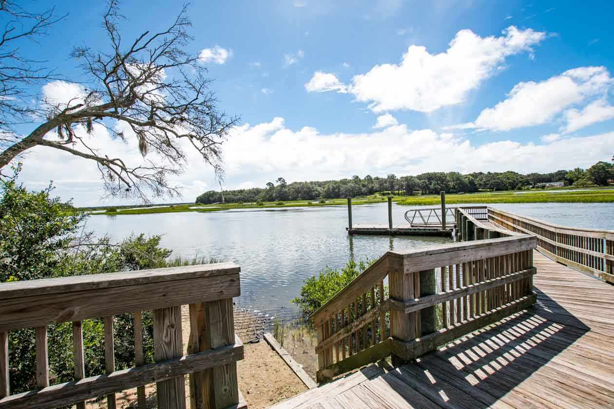 174 Segovia Road St. Augustine, FL 32086 - Photo 28 of 40 a view of a roof deck with lake view and wooden floor
