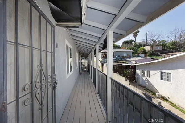 a view of balcony