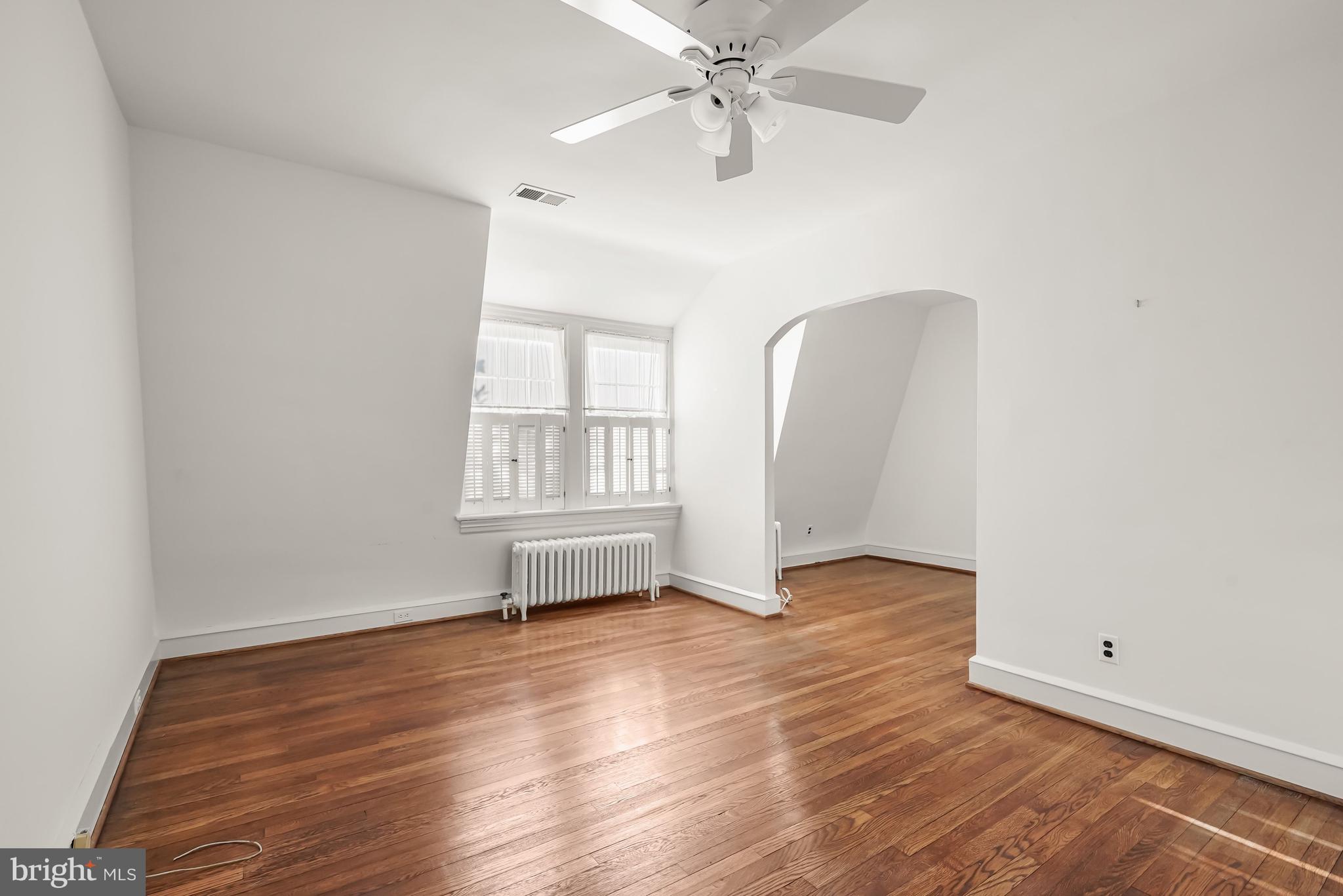 1807 37th Street Northwest Washington, DC 20007 - Photo 15 of 26 Wall between Bedroom 2 and 3 can be placed back fo