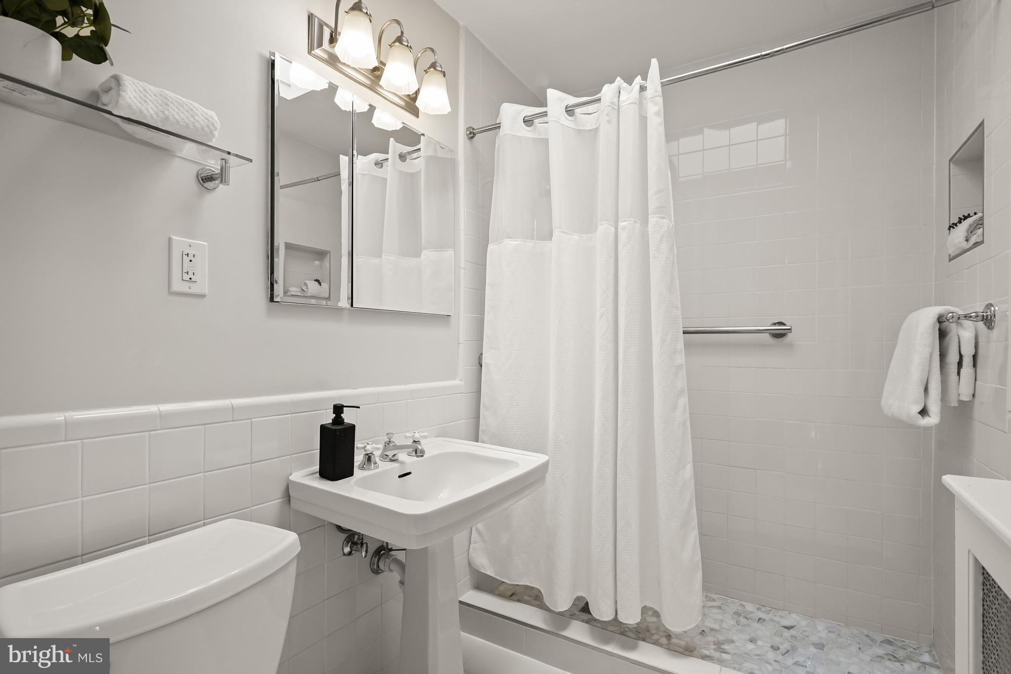 1807 37th Street Northwest Washington, DC 20007 - Photo 17 of 26 2nd level hall bathroom