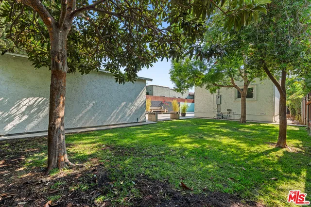 a view of fountain in the balcony