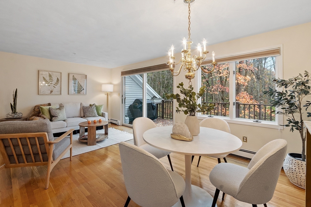 28 Partridge Lane, Unit 28 Lynnfield, MA 01940 - Photo 5 of 41 a view of a dining room with furniture window and outside view