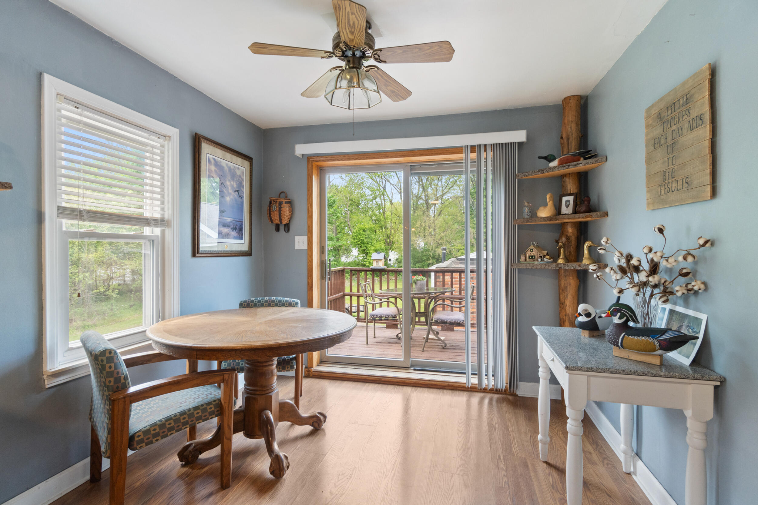 142 Maple Road Michigan Center, MI 49254 - Photo 25 of 57 Kitchen Dining Deck Entry