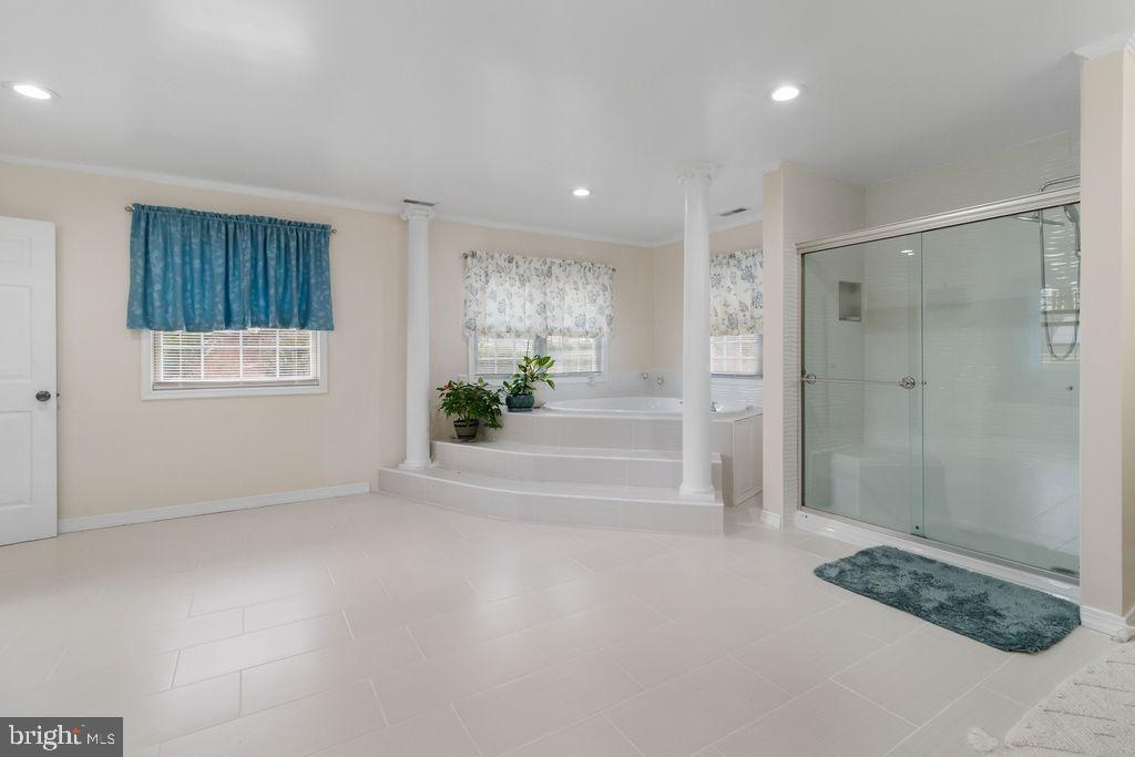607 Valley Brook Drive Silver Spring, MD 20904 - Photo 34 of 67 a view of an entryway with a cabinet and a shower