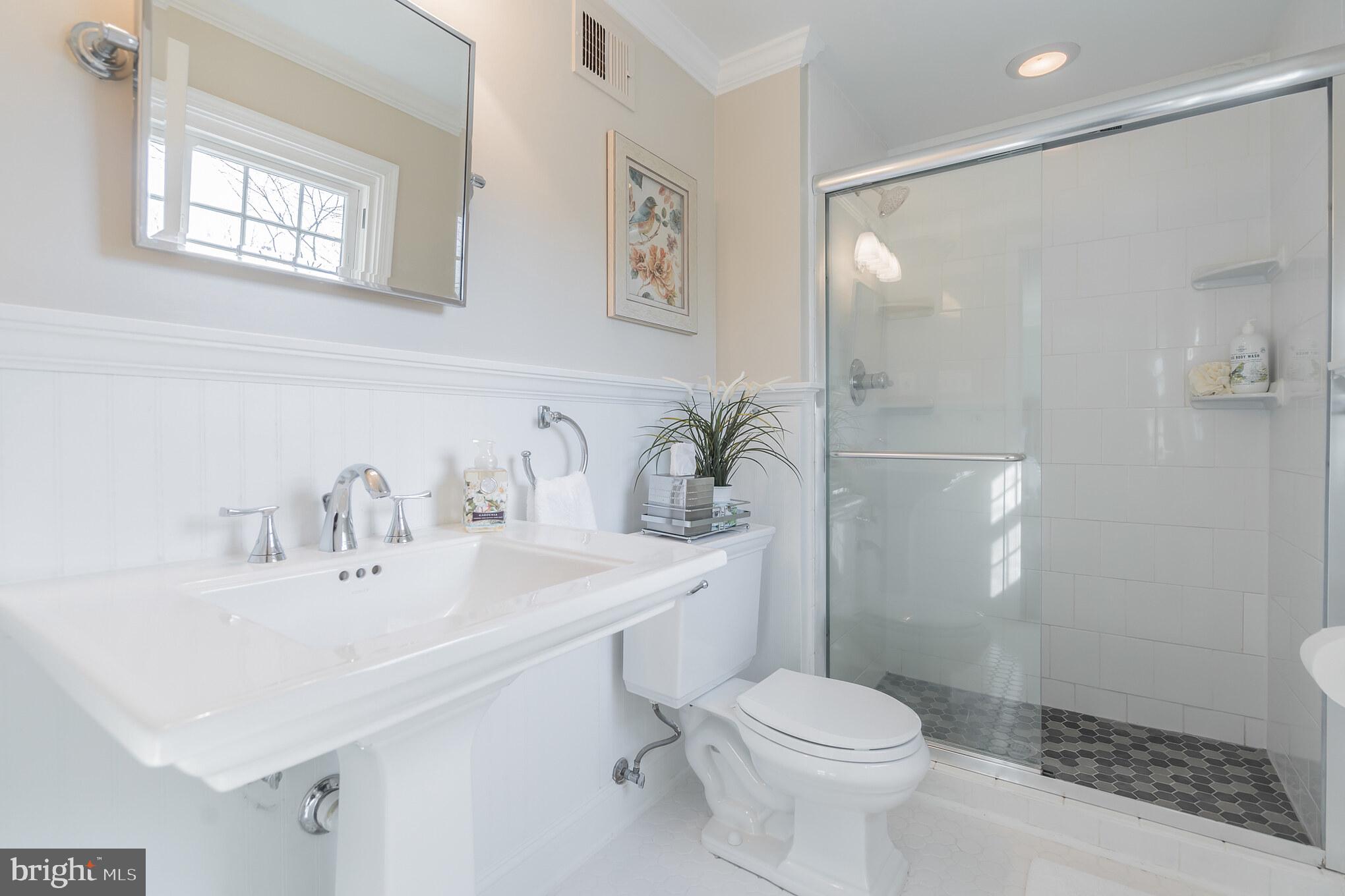 910 Riva Ridge Drive Great Falls, VA 22066 - Photo 17 of 49 Elegant Master Bathroom w/Glass Enclosed Shower