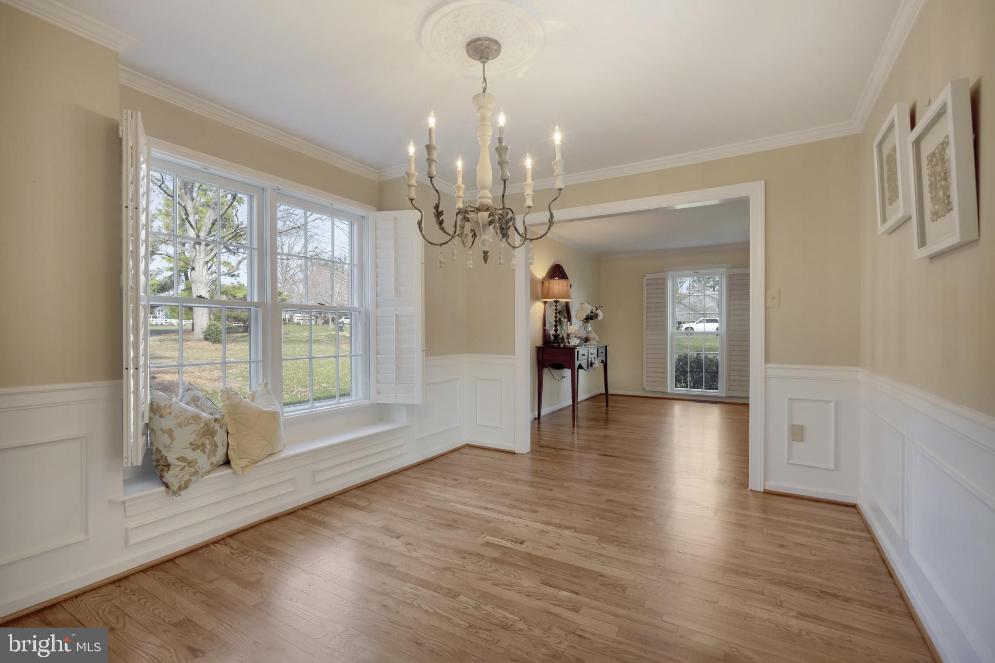 910 Riva Ridge Drive Great Falls, VA 22066 - Photo 9 of 49 Elegant Dining Room w/Built-In Window Seat
