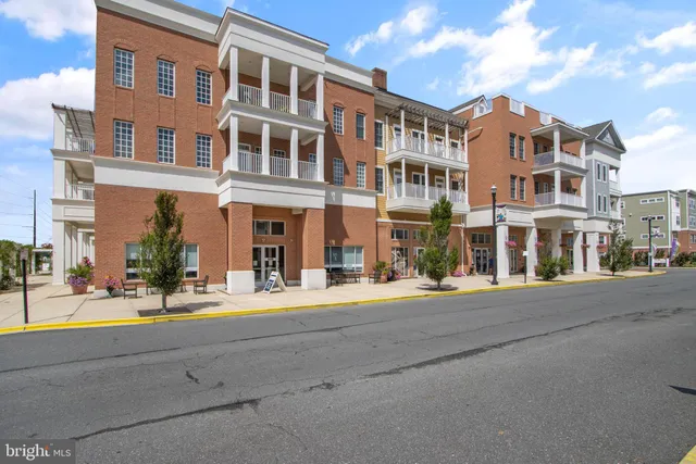 a front view of a building