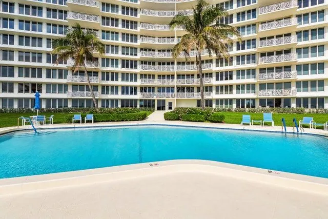 a front view of a building