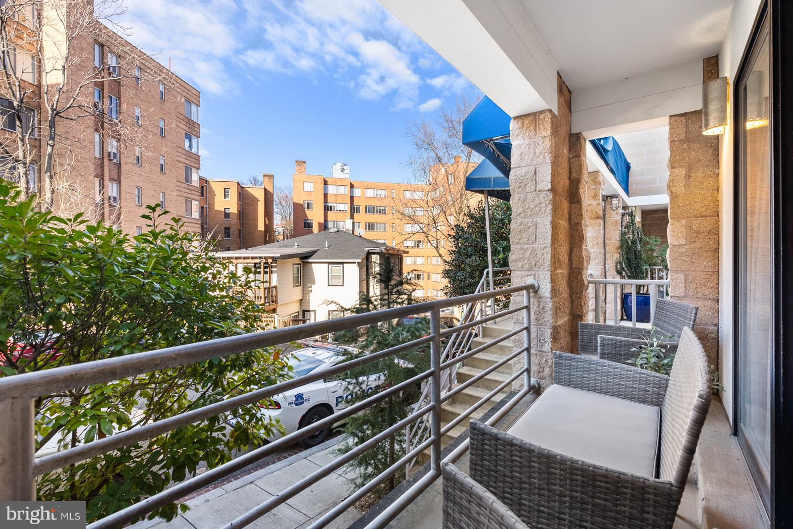 1710 Summit Place Northwest, Unit 1710 Washington, DC 20009 - Photo 28 of 35 a view of balcony with furniture