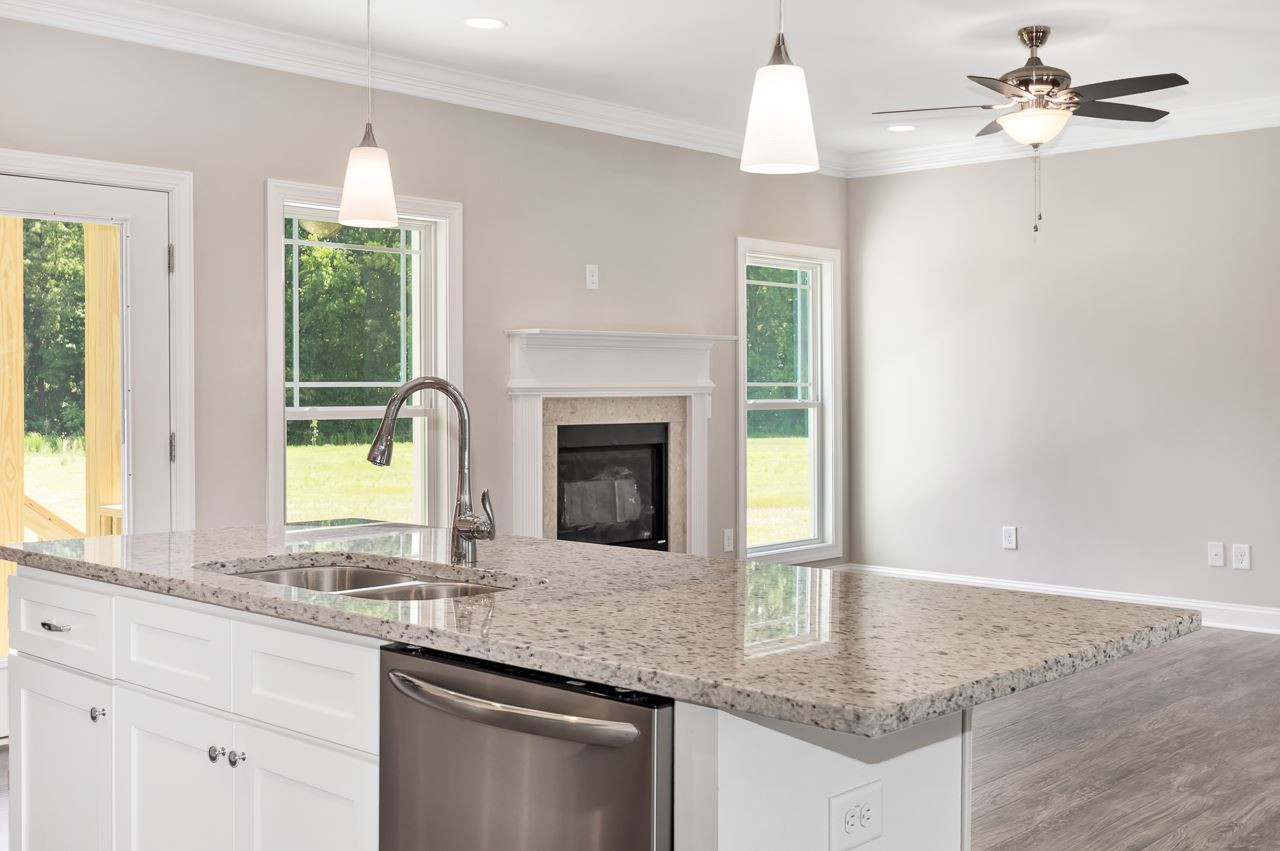 6733 Dwight Rowland Road Willow Spring, NC 27592 - Photo 7 of 25 Another view of living large is the open space concept kitchen