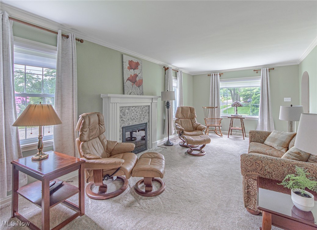 695 Ecton Road Akron, OH 44303 - Photo 5 of 26 Here is another photo of the living room. Note that the space is quite large.