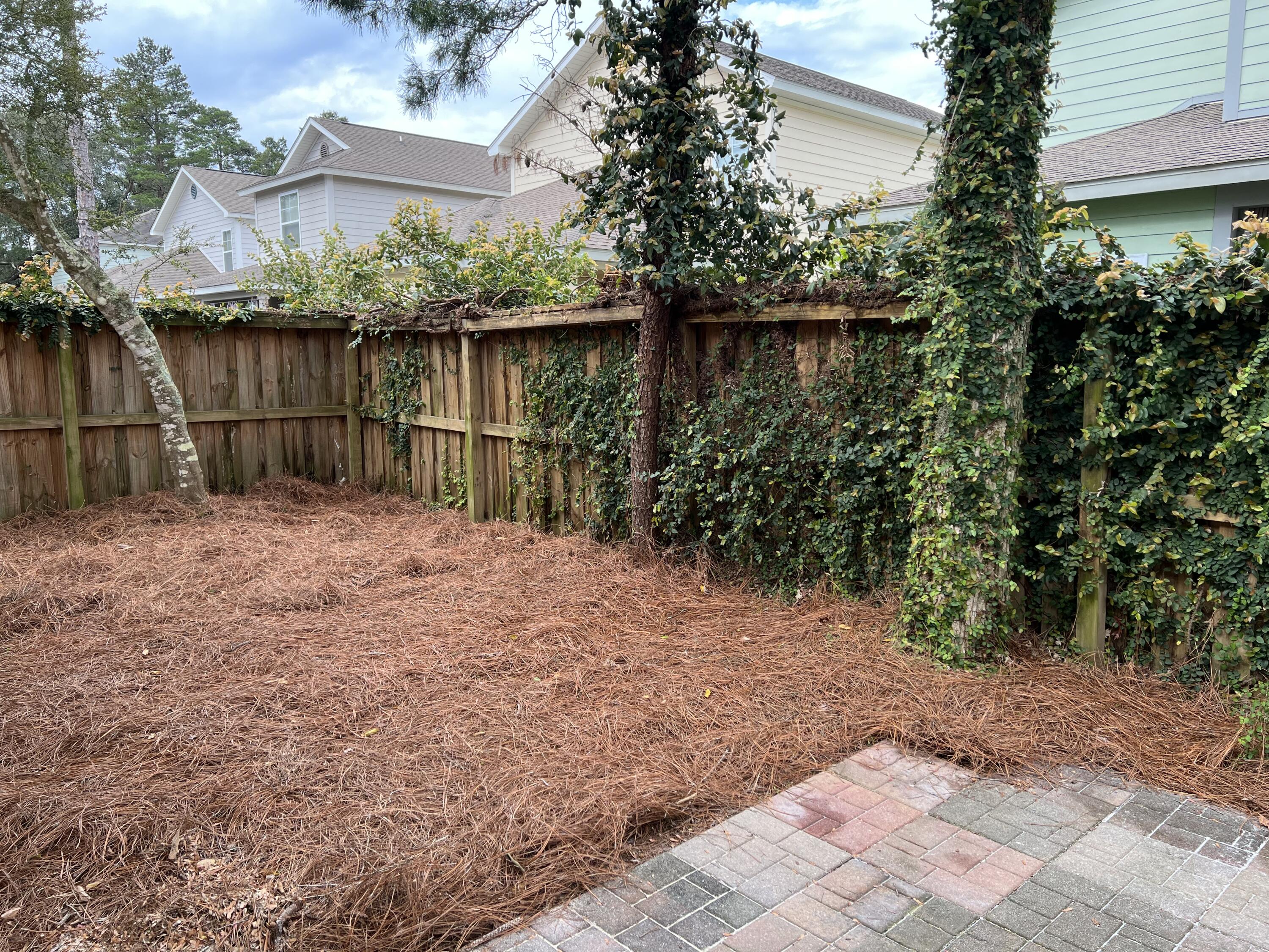 8 Myrtle Oak Way Santa Rosa Beach, FL 32459 - Photo 24 of 29 a backyard of a house with lots of green space