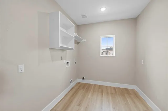 wooden floor in an empty room