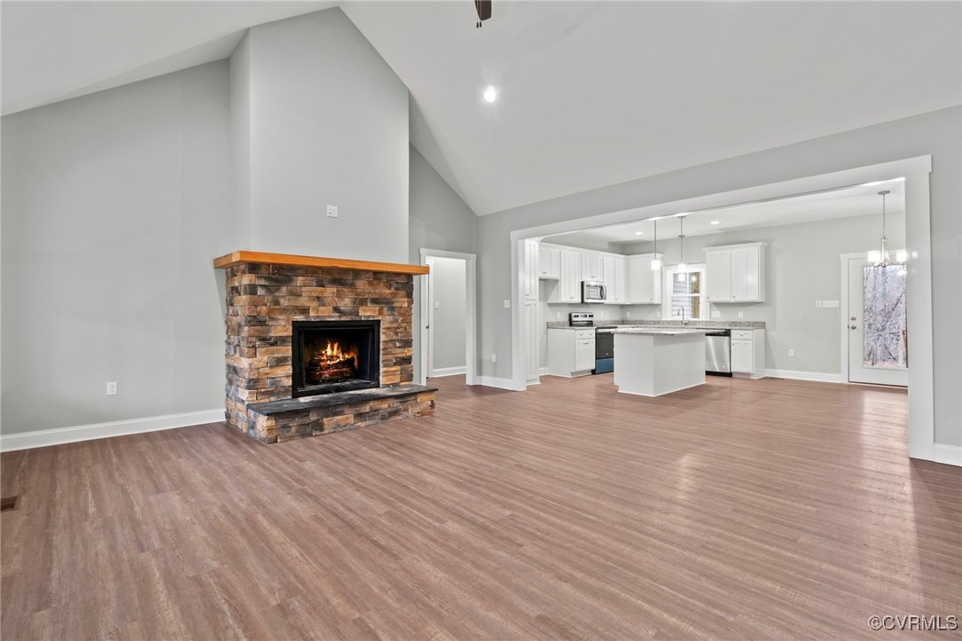 4858 Powhatan Lakes Road Powhatan, VA 23139 - Photo 8 of 38 For Example Only - PROPERTY HAS SLATE SURROUND FIR