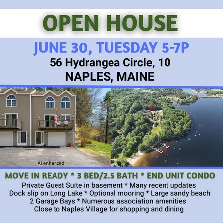$664,900 | 56 Hydrangea Circle, Unit 10, Naples, ME 04055