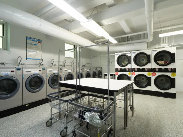 a room with gym equipment