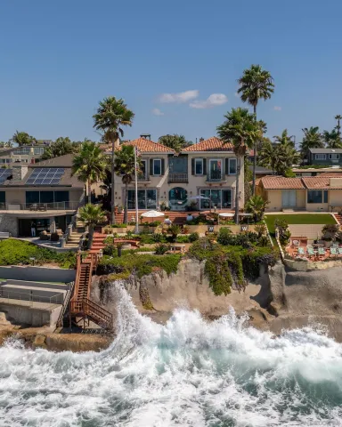 a view of outdoor space with seating area