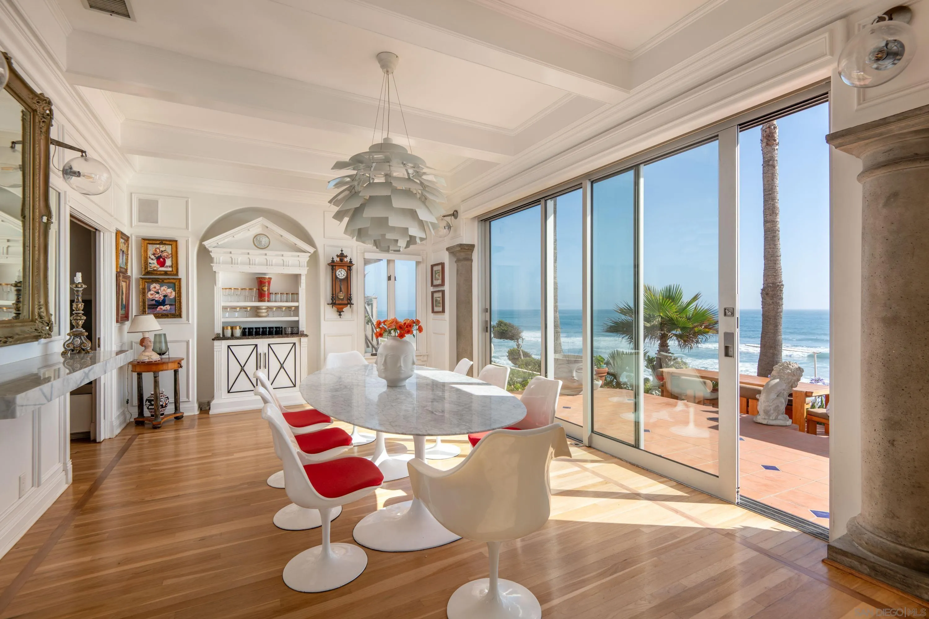5143 Shore Drive Carlsbad, CA 92008 - Photo 23 of 66 a living room with furniture or chandelier and wooden floor