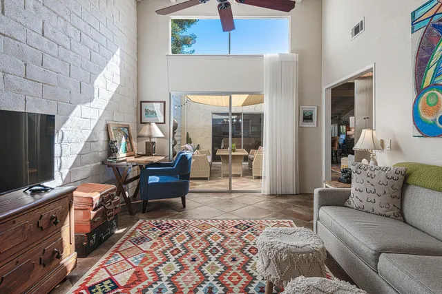 a view of a bathroom sink and a mirror