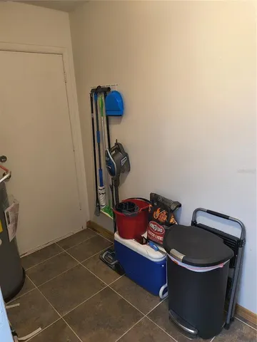 a room with storage and utility