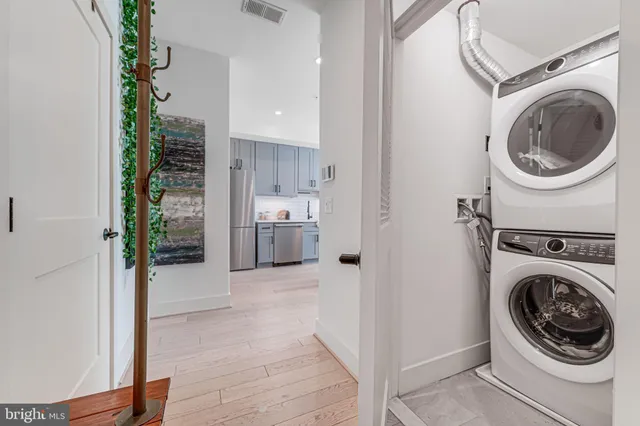 a view of steet with deck