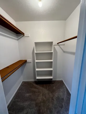 a view of walk in closet