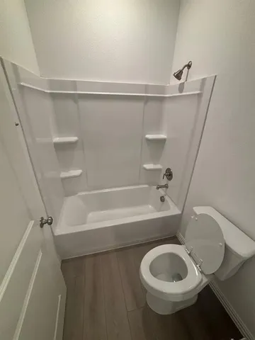 a close view of closet