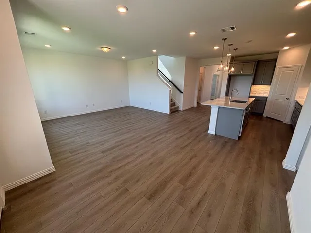 a view of a backyard with a garden