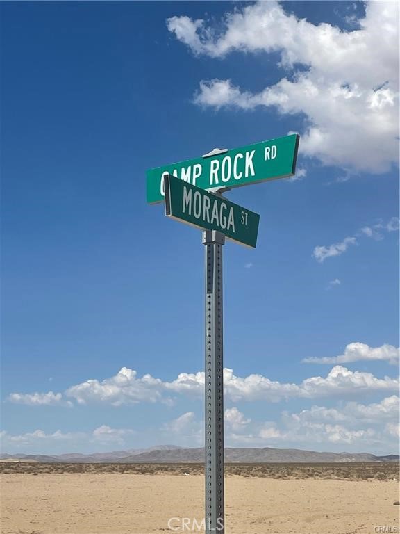 0 Camp Rock Road Lucerne Valley, CA 92356 - Photo 4 of 4 a sign that is on the side of a building
